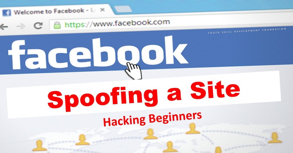 How to hack Facebook ID spoofing a site